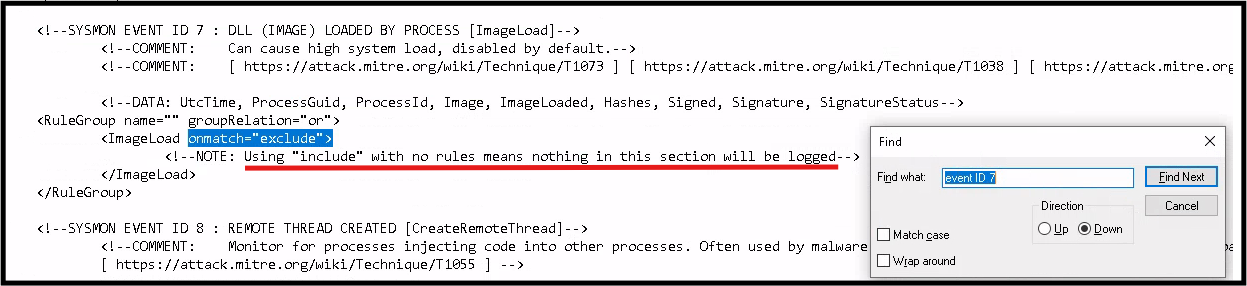 Sysmon Config XML Edits
